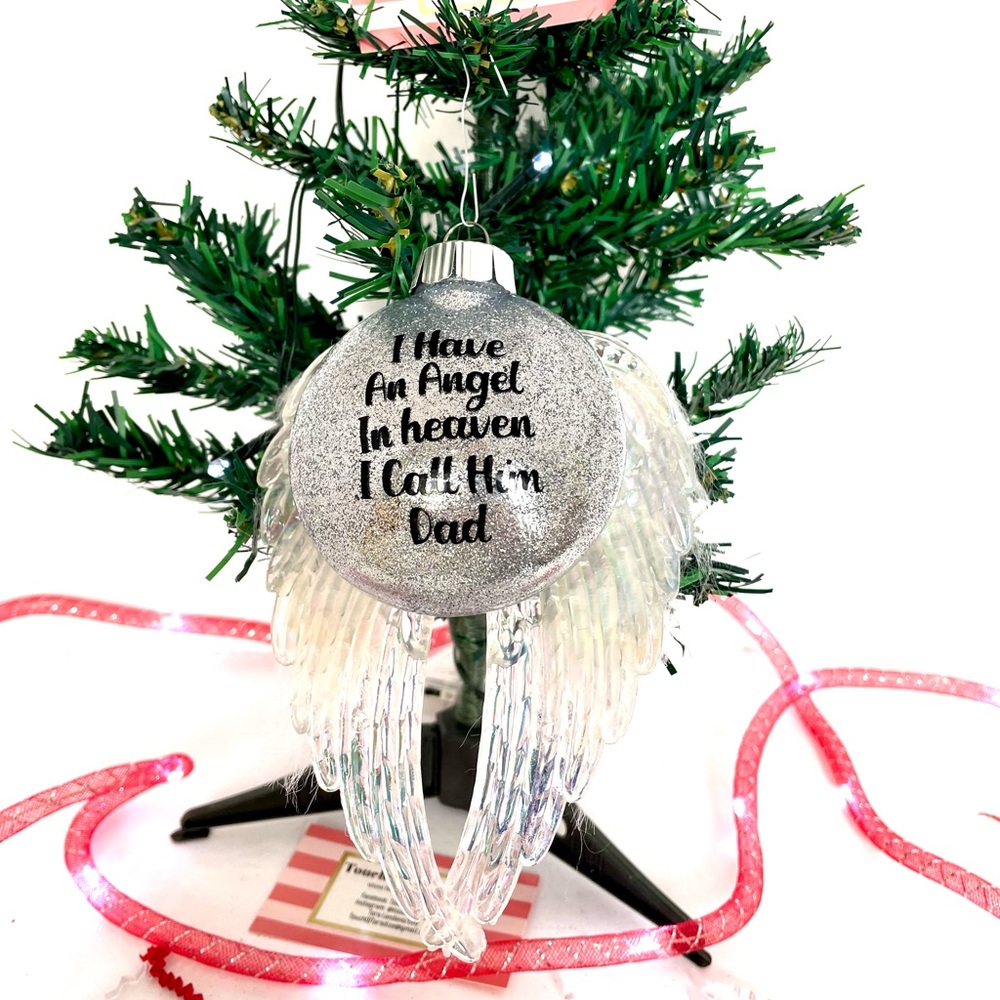 Beautiful Handmade Angel Wing Memorial Keepsake Ornaments Of Loved Ones/Pets